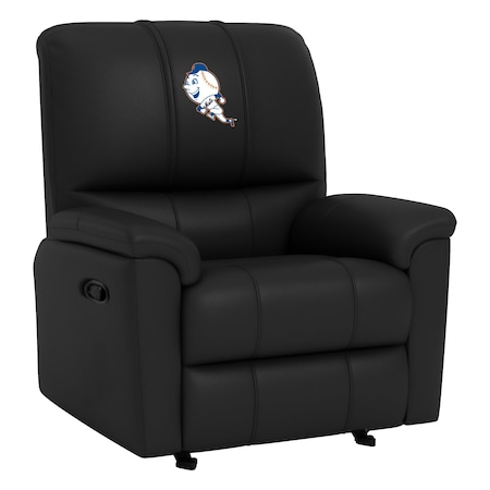 Dreamseat Rocker Recliner with New York Mets Cooperstown Primary XZ52031CDRRBLK-PSCOOP0060